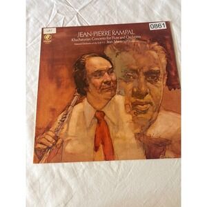 Odyssey Jean-Pierre Rampal Khachaturian Flute Concerto LP Vinyl 0861 Good